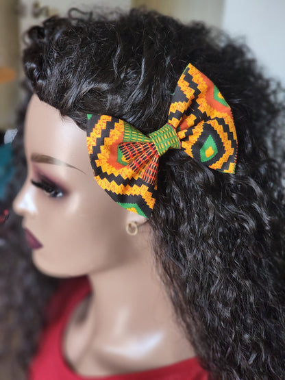 AFRICAN HAIR ACCESSORIES| WOMEN HAIR ACCESSORIES| GIRLS HAIRBOWS| TRIBAL HEAD WEAR