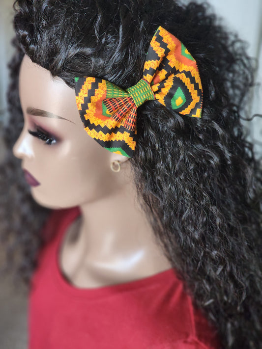 AFRICAN HAIR ACCESSORIES| WOMEN HAIR ACCESSORIES| GIRLS HAIRBOWS| TRIBAL HEAD WEAR